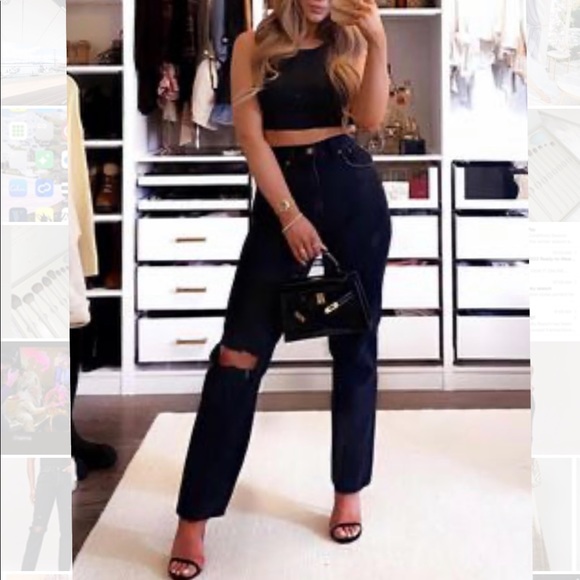 Brand new Abercrombie 90 ultra high rise vintage style jeans - Picture 1 of 7